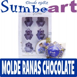 MOLDE DE SILICONA RANAS CHOCOLATE  HARRY POTTER